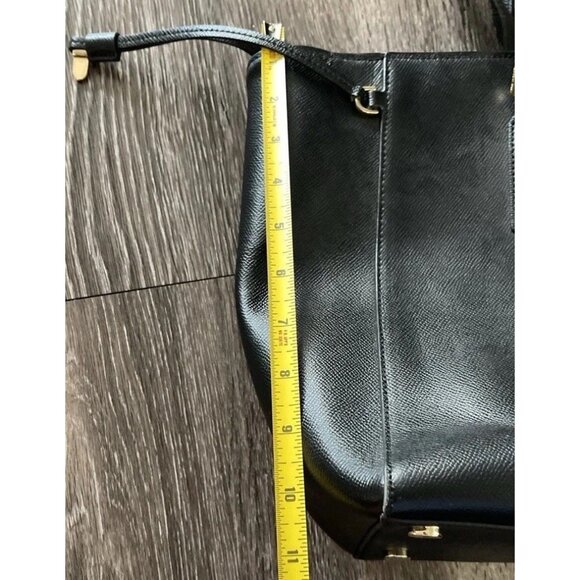 Michael Kors Limited Edition Leather Voyager Love Tote Large Black Canvas - Picture 4 of 16